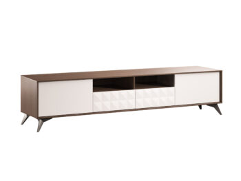 Modernú obývaciu izbu ZOOM si môžete zakúpiť ako zostavu, ktorú tvorí (ŠxHxV): komoda (113,6x43x125 cm), komoda (166,7x43x88 cm), TV stolík (203x43x46,4 cm), polica s osvetlením (130x19x18 cm), zrkadlo (25x2x90 cm), zrkadlo (60x2x90 cm) a konferenčný stolík (100x100x33,6 cm). Kolekcia Zoom je…