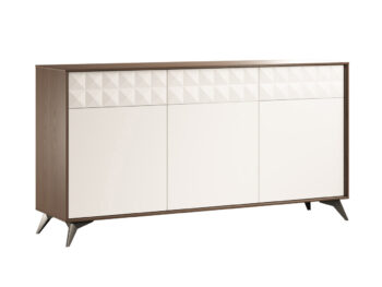 Modernú obývaciu izbu ZOOM si môžete zakúpiť ako zostavu, ktorú tvorí (ŠxHxV): komoda (113,6x43x125 cm), komoda (166,7x43x88 cm), TV stolík (203x43x46,4 cm), polica s osvetlením (130x19x18 cm), zrkadlo (25x2x90 cm), zrkadlo (60x2x90 cm) a konferenčný stolík (100x100x33,6 cm). Kolekcia Zoom je…
