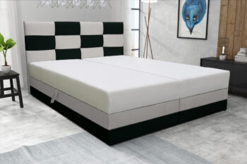 Štýlová a elegantná posteľ ZORRA je v modernom prevedení. Patrí medzi boxspringové postele. Výrazným dizajnovým prvkom je jej čelo, ktoré tiež ochráni vašu stenu pred oderom.Posteľ je čalúnená. Použité sú kvalitné látky COSMIC 100 a COSMIC 10. Disponuje praktickým úložným priestorom. Súčasťou postele je bonellový matrac. Pre väčší komfort si môžete dokúpiť praktický vrchný krycí matrac TOPPER (viď. doporučené produkty).Rozmery (š,v,h): 185 x 105 x 208 cm.  Výška čela postele: 105 cm. Výška spacej plochy: 47 cm. Spacia plocha: 180 x 200 cm.V našej ponuke nájdete aj ďalšie prevedenia a rozmery postelí ZORRA.Dodávame v demontovanom stave.