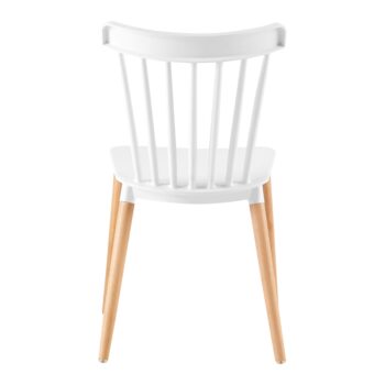 KONDELA Zosima jedálenská stolička biela / buk – Obrázok 5
