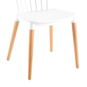 Jedálenská stolička Zosima v elegantnej kombinácii bielej farby a bukového dreva je ideálnym doplnkom pre moderné interiéry. Táto stolička, vyrobená pod značkou KONDELA, ponúka nielen estetický vzhľad, ale aj praktickosť a pohodlie.