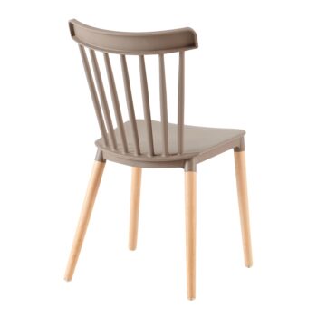 KONDELA Zosima jedálenská stolička sivá / buk – Obrázok 2