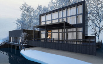 Záhradná hliníková pergola do steny 6x3 m (antracit)