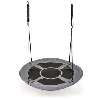 Záhradná hojdačka bocianie hniezdo 100 cm ECOTOYS sivá