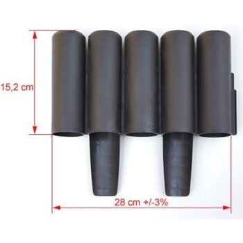 Záhradná palisáda kolíková Hnedá 2,8 m