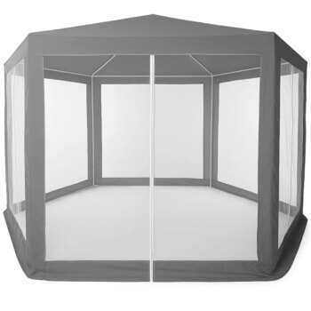 Záhradný altánok s moskytiérou 2 x 2 m biela