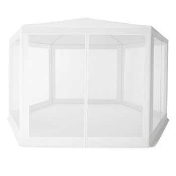 Záhradný altánok s moskytiérou 2 x 2 m biela
