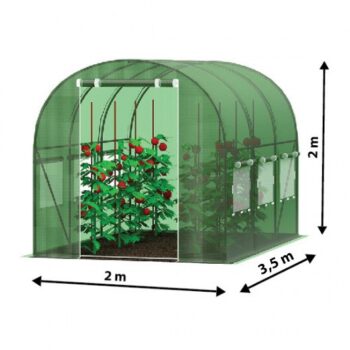 Záhradný fóliovník 2 m x 3,5 m