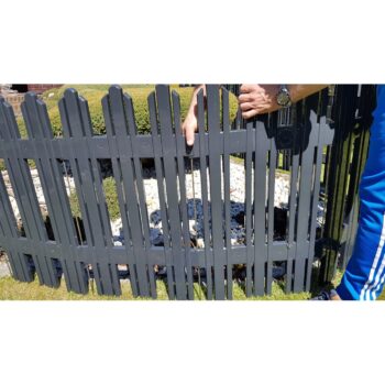 Záhradný plôtik Mega antracit, 4,7 m