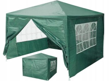 Záhradný stan / Pavilón 3 x 3 m zelená