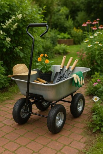 Záhradný vozík 3v1 s vyklápačom, nosnosť až 250 kg, pozinkovaná oceľ