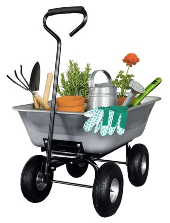 Záhradný vozík 3v1 s vyklápačom, nosnosť až 250 kg, pozinkovaná oceľ