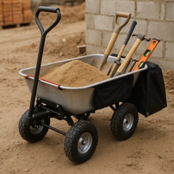 Záhradný vozík 3v1 s vyklápačom, nosnosť až 250 kg, pozinkovaná oceľ