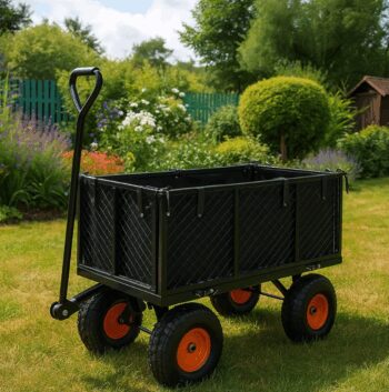 Záhradný vozík na nafukovacích kolesách 220 l / 350 kg