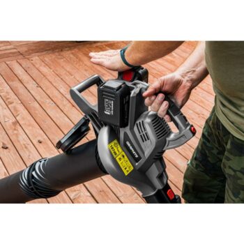 Záhradný vysávač Energy+ 36V Li-lon, 2v1, objem vrecka 35L, bez batérie 58G036 GRAPHITE