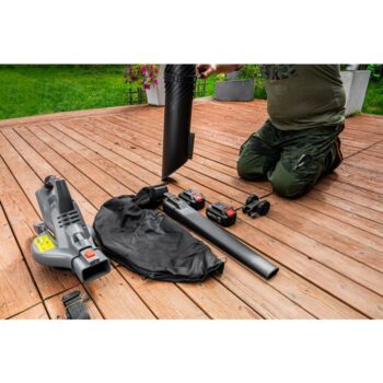 Záhradný vysávač Energy+ 36V Li-lon, 2v1, objem vrecka 35L, bez batérie 58G036 GRAPHITE