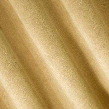 Zamatový záves s riasiacou páskou horčicovo žltej farby Dĺžka: 300 cm