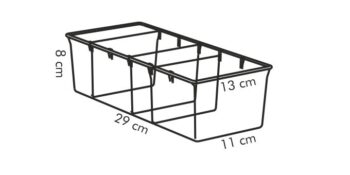 Zásobník na vrecká s korením Tescoma 4FOOD 29x13 cm