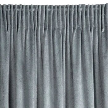Zatemňovací zamatový záves s potlačou imitujúcou mramor - svetlo sivý Šírka: 140 cm | Dĺžka: 270 cm