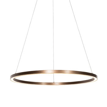 Závesná lampa bronzová 80 cm vrátane LED 3-stupňového stmievania - Girello