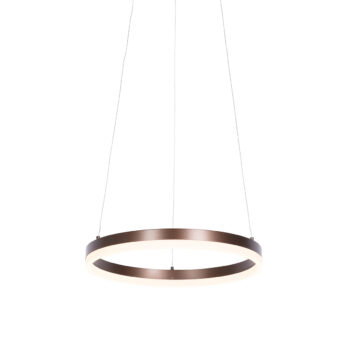 Závesné svietidlo tmavá bronz 40 cm vrátane LED 3-stupňové stmievateľné - Anello