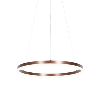 Závesné svietidlo tmavá bronz 60 cm vrátane LED 3-stupňové stmievateľné - Anello