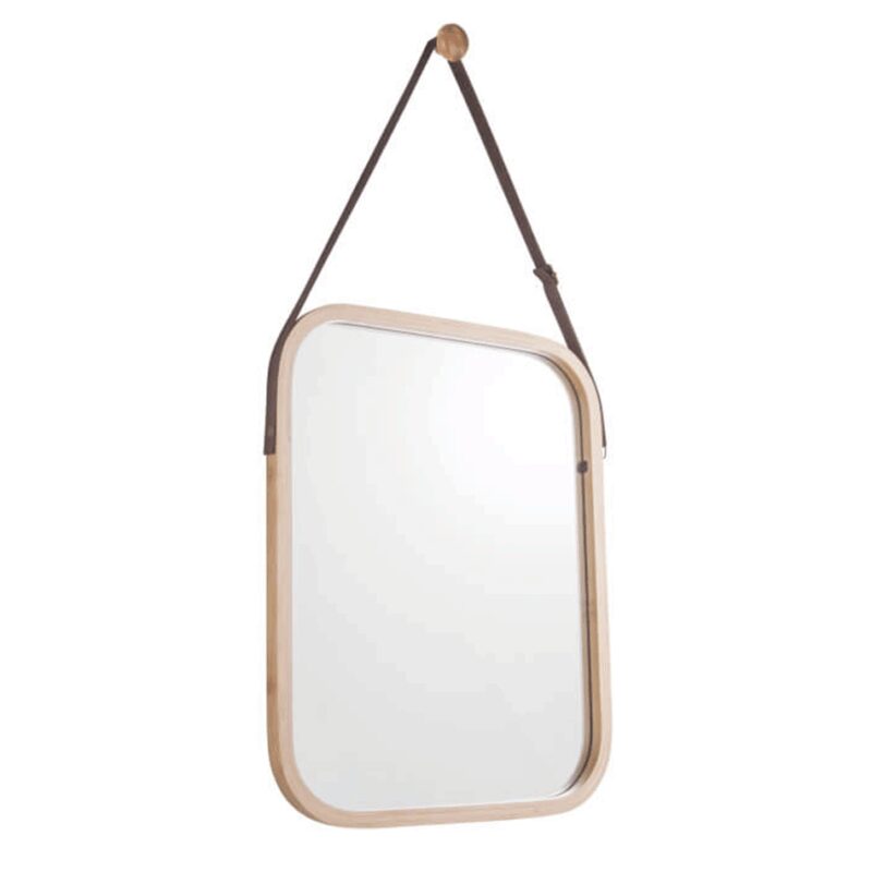 Závesné zrkadlo s bambusovým rámom Lemi 2, 33 x 1,5 x 40,5 cm Závesné zrkadlo s bambusovým rámom Lemi 2, 33 x 1,5 x 40,5 cm