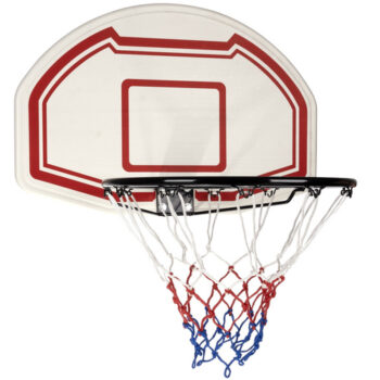 Závesný basketbalový kôš so zadnou doskou