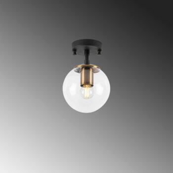 Závesný luster Atmaca - 10205, čierna