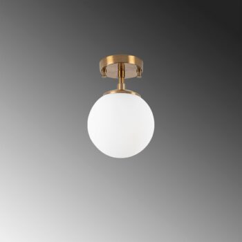 Závesný luster Atmaca - 10220, bronzová/biela