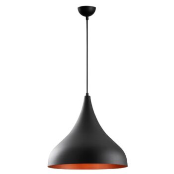 Závesný luster Berceste - N-1390, čierna