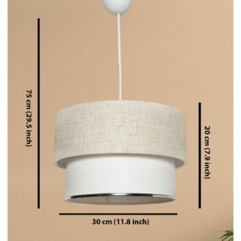 Závesný luster Corbeu - Cream