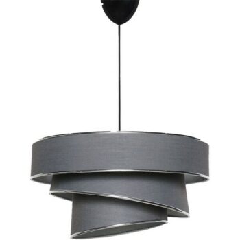 Závesný luster Couper - Anthracite, strieborná