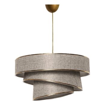 Závesný luster Couper - Beige, Gold