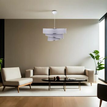 Závesný luster Couper - Grey, Silver