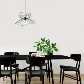 Závesný luster Farac duo - 6390, čierna