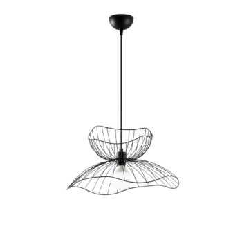 Závesný luster Farac duo - 6390, čierna