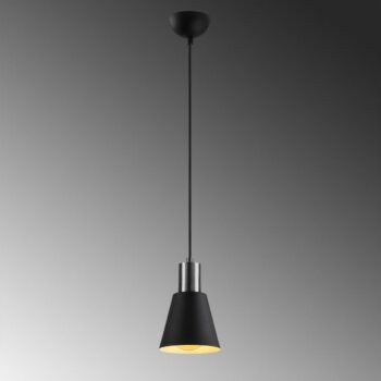 Závesný luster Kem - 6362, čierna