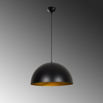 Závesný luster Mini Sivani - MR - 723, čierna-zlatá