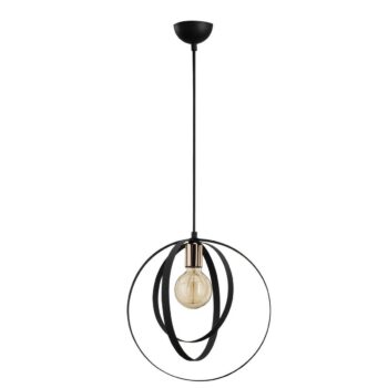 Závesný luster Vaveyla - 446-S, čierna