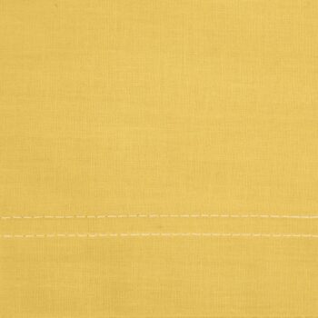 Žltá jednofarebná bavlnená obliečka na vankúš NOVA COLOR 40x40 cm