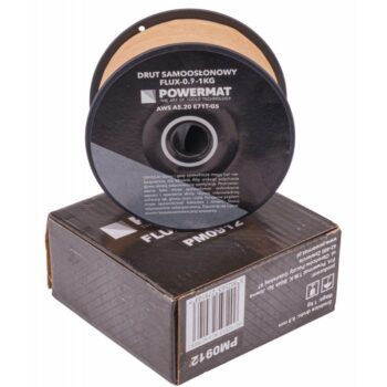 Samostatne tieniený drôt s tavidlovým jadrom 0,9 mm / 1 kg E71T-GS od Powermat je určený na zváranie bežných a vysokopevných uhlíkových ocelí do 510 MPa. Používa sa v prefabrikácii, stavebníctve, výrobe nádrží, poľnohospodárskej techniky a pod. Používa sa ako pri výrobe, tak aj pri opravách zariadení.