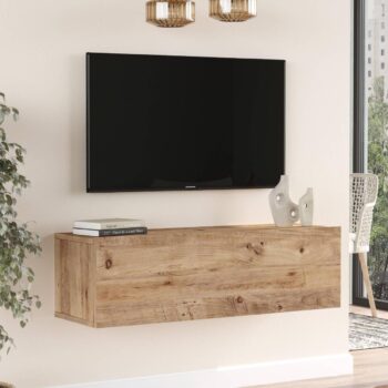 FREY 12: Kompaktný televízny stolík s nádychom borovicovej elegancie FREY 12 je ideálnou voľbou pre tých, ktorí hľadajú kombináciu moderného dizajnu, kvality a kompaktnosti. Tento televízny stolík bol navrhnutý tak, aby sa elegantne vmestnal do menších priestorov obývacej izby, kancelárie alebo pracovne, pričom ponúka účelné riešenie pre umiestnenie vášho televízora a ďalšieho zariadenia.  Typ tovaru:< /strong> stolík TV - nevyhnutný doplnok pre každý moderne zariadený interiér. Materiál: vysoko kvalitné LTD s hrúbkou 18 mm, čo zaisťuje odolnosť a dlhodobú trvanlivosť výrobku. Rozmery: 100 x 31,6 x 29,6 cm - optimálne rozmery pre menšie priestory bez kompromisov v estetike. Farba: pôsobivý odtieň borovice, ktorý prináša teplý a prirodzený nádych do vášho interiéru. Vybavenie: praktické plné dvierka - skrinka, kde môžete skladovať rôzne predmety a udržiavať tak poriadok. < li>Štýl: moderný a dizajnový, s dôrazom na detail a funkčnosť. Tvar: obdĺžnikový a rovný, čo umožňuje jednoduchú integráciu do rôznych štýlov interiéru .  Stolček FREY 12 nie je len obyčajným kúskom nábytku. Je to dokonale vytvorený prvok, ktorý spája funkčnosť a design v jednom, čím obohacuje váš denný život.