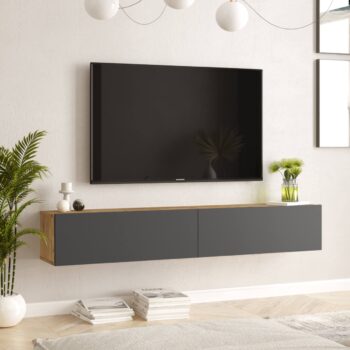 FREY 8: Spojenie elegancie borovice s moderným antracitom Ak oceníte spojenie klasickej elegancie a moderného dizajnu, televízny stolík FREY 8 je stvorený priamo pre vás. S jeho dokonalým dizajnom a praktickým úložným priestorom prinesie do vášho interiéru nielen funkčnosť, ale aj štýlový prvok.  Typ tovaru: stolík TV < strong>Materiál: odolný LTD s hrúbkou 18 mm Rozmery: 180 x 31,6 x 29,6 cm  Farba: svieža borovica doplnená hlbokým antracitom Vybavenie: 2 dverové s plnými dvierkami pre maximálny úložný priestor Štýl: moderné a dizajnové prevedenie Tvar: obdĺžnikový a rovný  Bez ohľadu na to, či hľadáte nábytok pre obývaciu izbu, kanceláriu alebo pracovňu, FREY 8 sa stane skvelým doplnkom každej miestnosti. Kombinácia borovice a antracitu prináša moderný vzhľad s nádychom klasiky. Vyberte televízny stolík, ktorý nielen splní vaše požiadavky na dizajn, ale tiež poskytne praktické riešenie na uloženie vašich vecí.