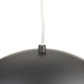 2-plameňová závesná lampa Dingle čierno-zlatá