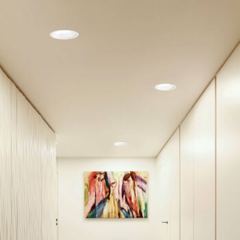 23 cm priemer – zapustené LED downlight Strato 230
