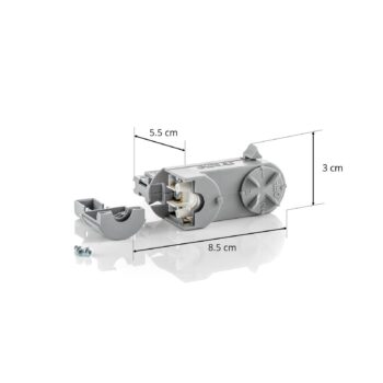 3-fázový multiadaptér Noa, nosnosť 10 kg, sivý