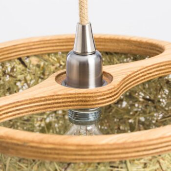 ALMUT 2610 závesná lampa Ø 25 cm, čisté seno