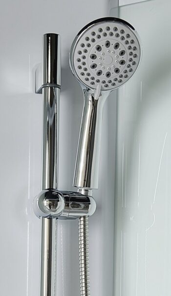 AQUALINE - AIGO Štvrťkruhová sprchová zástena 900x900x2040, biely profil, číre sklo YB93