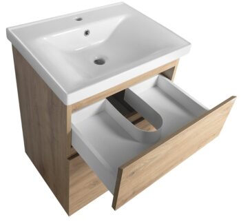 AQUALINE - ALTAIR umývadlová skrinka 57x72,5x45cm, dub emporio AI360